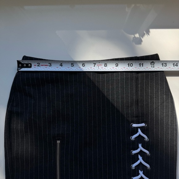 Revolve Danielle Guizio Pinstripe Mini Skirt - Picture 10 of 13